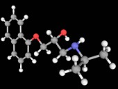 Propanolol drug molecule