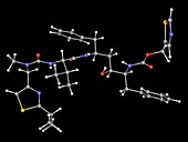 Ritonavir drug molecule