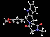 Tadalafil drug molecule