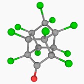 Chlordecone molecule