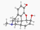 Morphine drug molecule