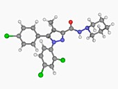 Rimonabant drug molecule