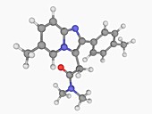 Zolpidem drug molecule