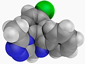 Alprazolam drug molecule