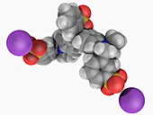 Brilliant blue FCF molecule