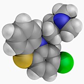 Chlorpromazine drug molecule