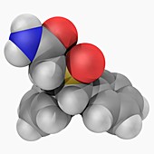 Modafinil drug molecule