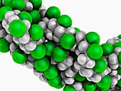 Polyvinyl chloride PVC molecule