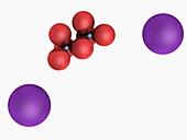 Potassium dichromate molecule