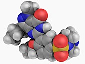 Sildenafil citrate drug molecule