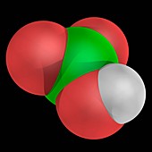 Chloric acid molecule
