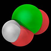 Chlorous acid molecule