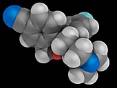 Citalopram drug molecule