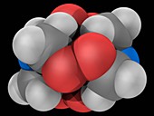 HMTD explosive molecule