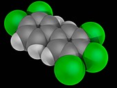 Polychlorinated biphenyl molecule
