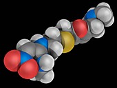 Ranitidine drug molecule