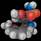 Tamsulosin molecular model