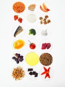 Balanced diet,conceptual image