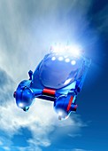 Flying car,artwork