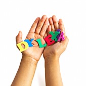 Dyslexia,conceptual image