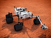 Curiosity Mars rover,artwork