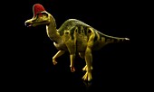 Hadrosaurus dinosaur,artwork