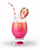 Strawberry drink,artwork