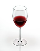 Glass of red wine,artwork