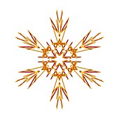 Snowflake pattern,artwork