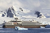 Cruise ship L'Austral sailing Antarctica