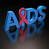 Aids red ribbon