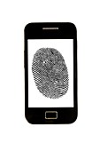 Smartphone with finger print