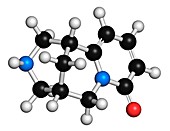 Cytisine smoking cessation drug molecule
