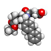 Sacubitril hypertension drug molecule