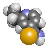 Ethionamide tuberculosis drug molecule