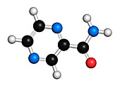 Pyrazinamide tuberculosis drug molecule