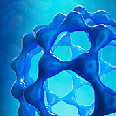 Fullerene molecule,illustration
