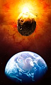 Deflecting a near-Earth Asteroid