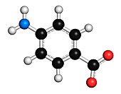 Para-aminobenzoic molecule
