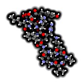 Afamelanotide drug molecule