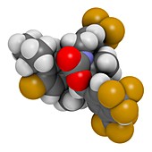 Hypercholesterolemia drug molecule