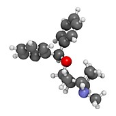 Benzatropine drug molecule