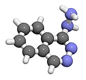 Hydralazine hypertension drug molecule