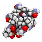 Hydroxocobalamin vitamin B12 molecule