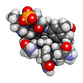 Hydroxocobalamin vitamin B12 molecule