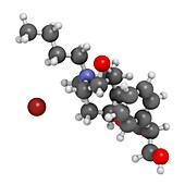 Butylscopolamine drug molecule
