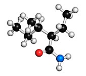 Valnoctamide sedative drug molecule