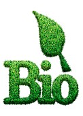 Bio made from grass,illustration