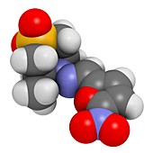 Nifurtimox antiparasitic drug molecule