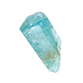 Raw aquamarine crystal